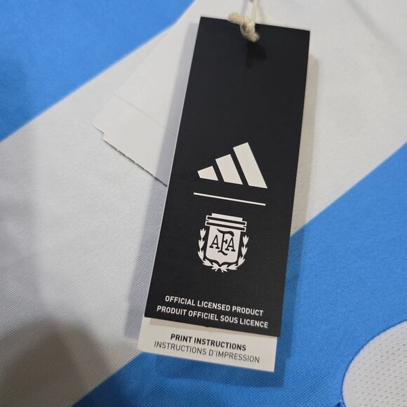 Adidas Argentina 2024 Home Jersey FIFA Soccer World Cup Messi Small S Blue White - Picture 11 of 14